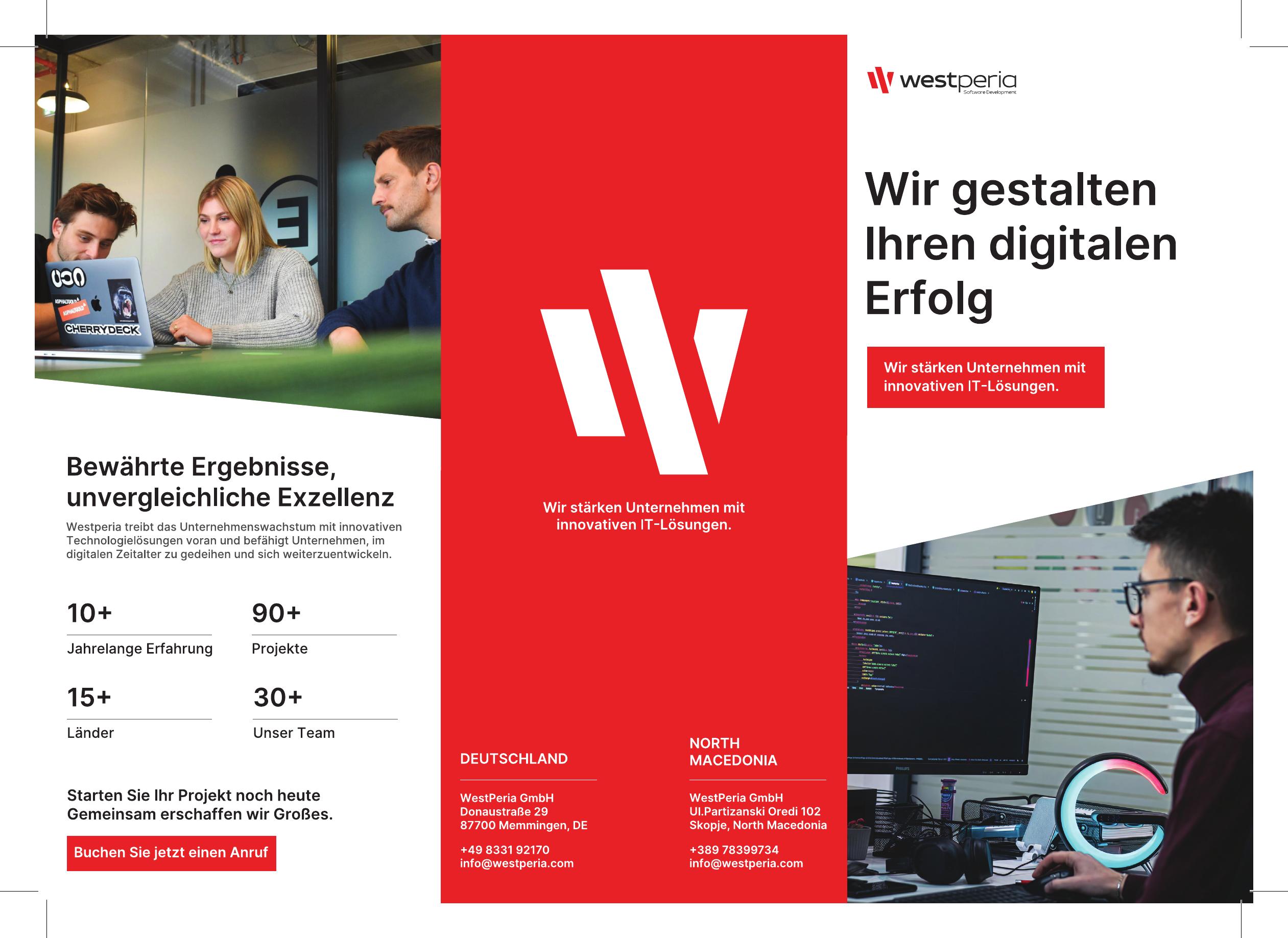 Westperia flyer - back