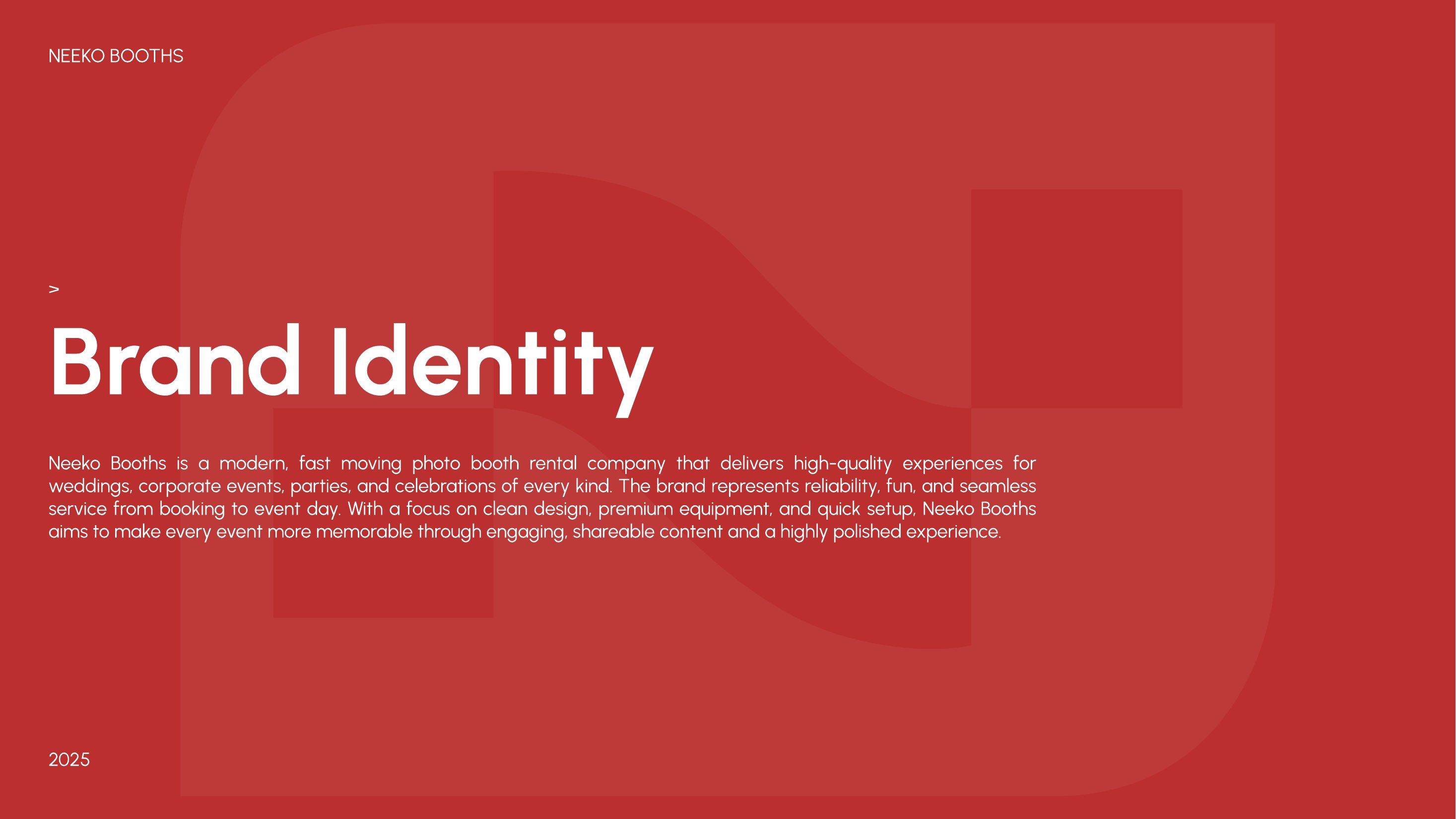NEEKO Booths - Brand Guidelines