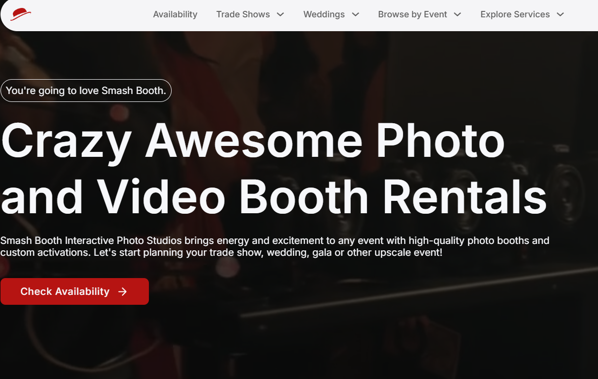 SMASH BOOTH-BOOTH RENTALS