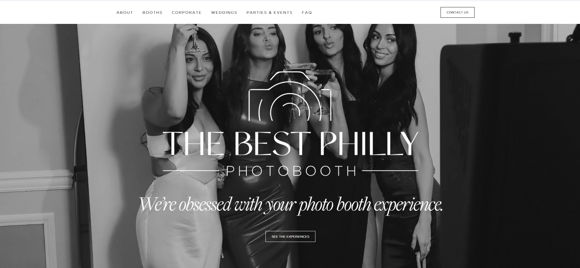 The Best Philly Photo Booth homepage