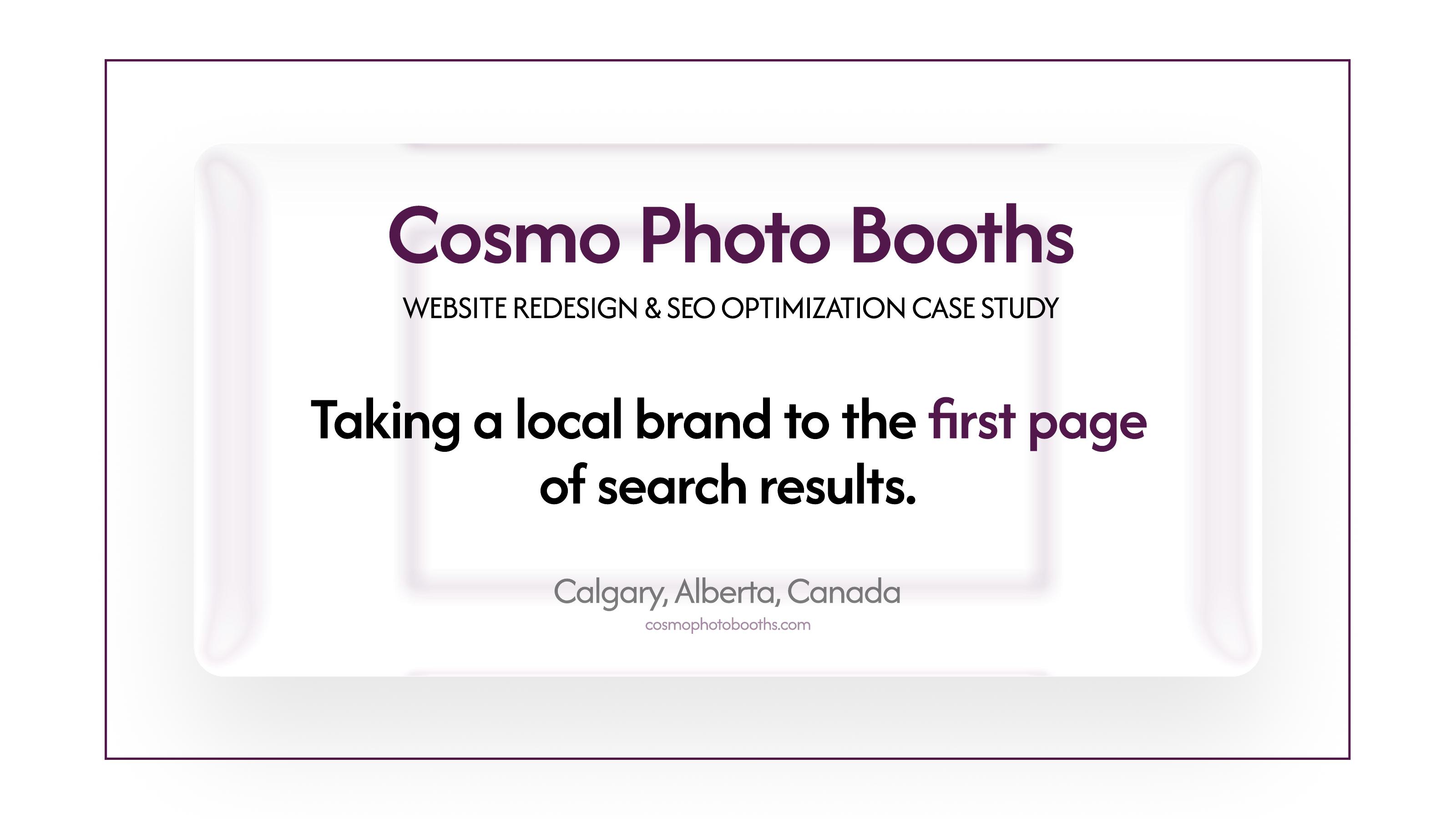 Cosmo Photo Booths PDF case study cover